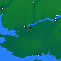Nearby Forecast Locations - Olešky - Mapa