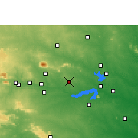 Nearby Forecast Locations - Dhanbád - Mapa