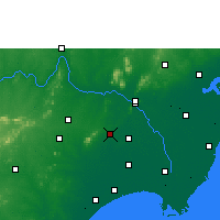 Nearby Forecast Locations - Guntúru - Mapa