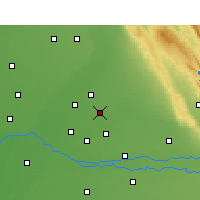 Nearby Forecast Locations - Džalandhar - Mapa