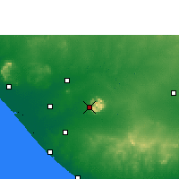 Nearby Forecast Locations - Džúnágadh - Mapa
