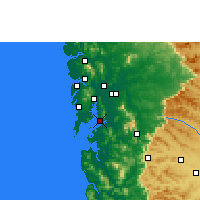 Nearby Forecast Locations - Nová Bombaj - Mapa