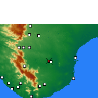 Nearby Forecast Locations - Tirunelvéli - Mapa