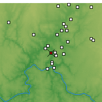 Nearby Forecast Locations - Springdale - Mapa