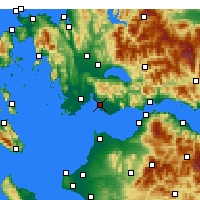 Nearby Forecast Locations - Missolonghi - Mapa