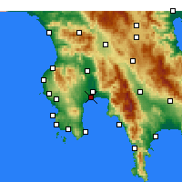 Nearby Forecast Locations - Messene - Mapa