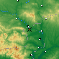 Nearby Forecast Locations - Trigono - Mapa