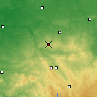 Nearby Forecast Locations - Aigurande - Mapa