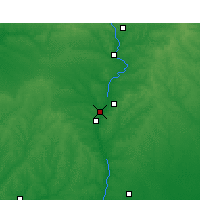 Nearby Forecast Locations - Eufaula - Mapa
