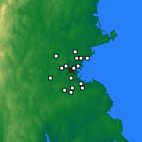 Nearby Forecast Locations - Allston - Mapa