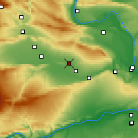 Nearby Forecast Locations - Sunnyside - Mapa
