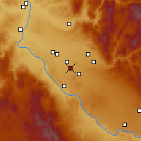 Nearby Forecast Locations - Nampa - Mapa
