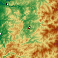 Nearby Forecast Locations - Roseburg - Mapa