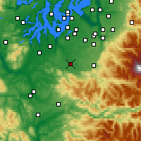 Nearby Forecast Locations - Yelm - Mapa
