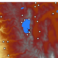Nearby Forecast Locations - Zephyr Cove - Mapa