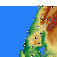 Nearby Forecast Locations - Týr - Mapa