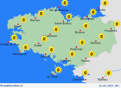 Mapa počasí