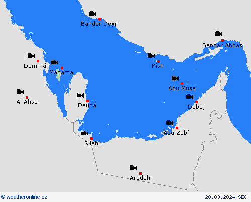 webová kamera Bahrajn Asie Předpovědní mapy