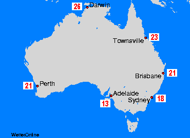 Austrália: St, 24-04
